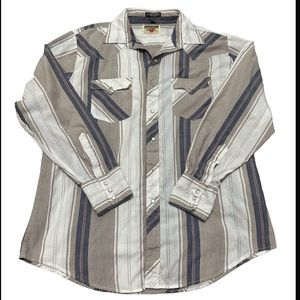 Youngbloods Authentic Western Men’s Pearl Snap Long Sleeve Shirt